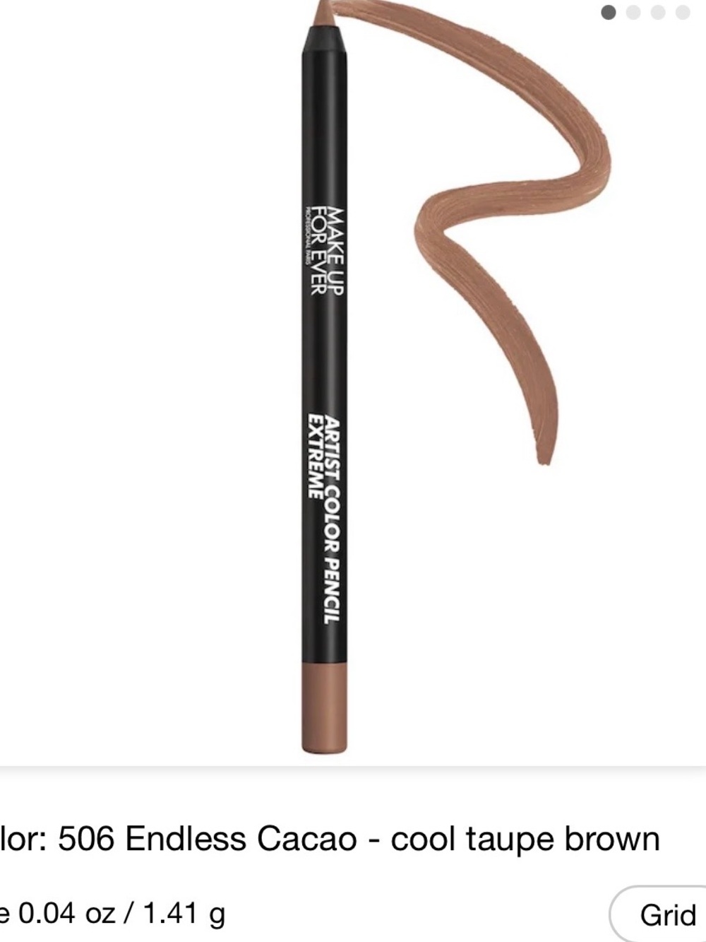 Makeup Forever Artist Color Pencil Extreme 506 Endless Cacao NEW!